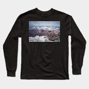 Snowy Grand Canyon Long Sleeve T-Shirt